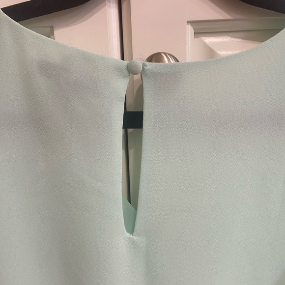 Naked zebra mint green sleeveless blouse, size small - Picture 3 of 5